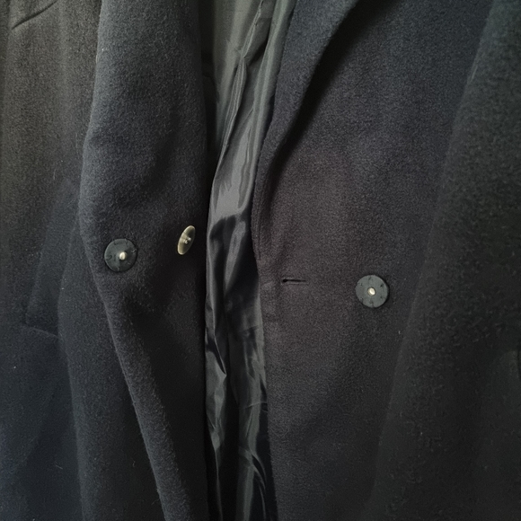 City Chic Navy Coat - Picture 4 of 4